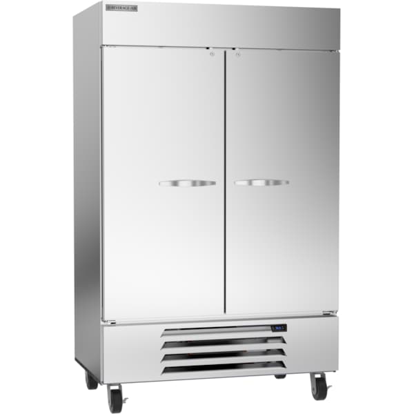 Reach In Refrigerator, Two Section, Solid Door, 46.15 Cu. Ft.